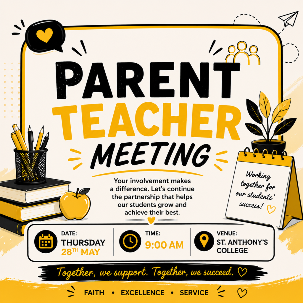 Form 4 Parent Teacher’s Meeting (Suspension of classes )