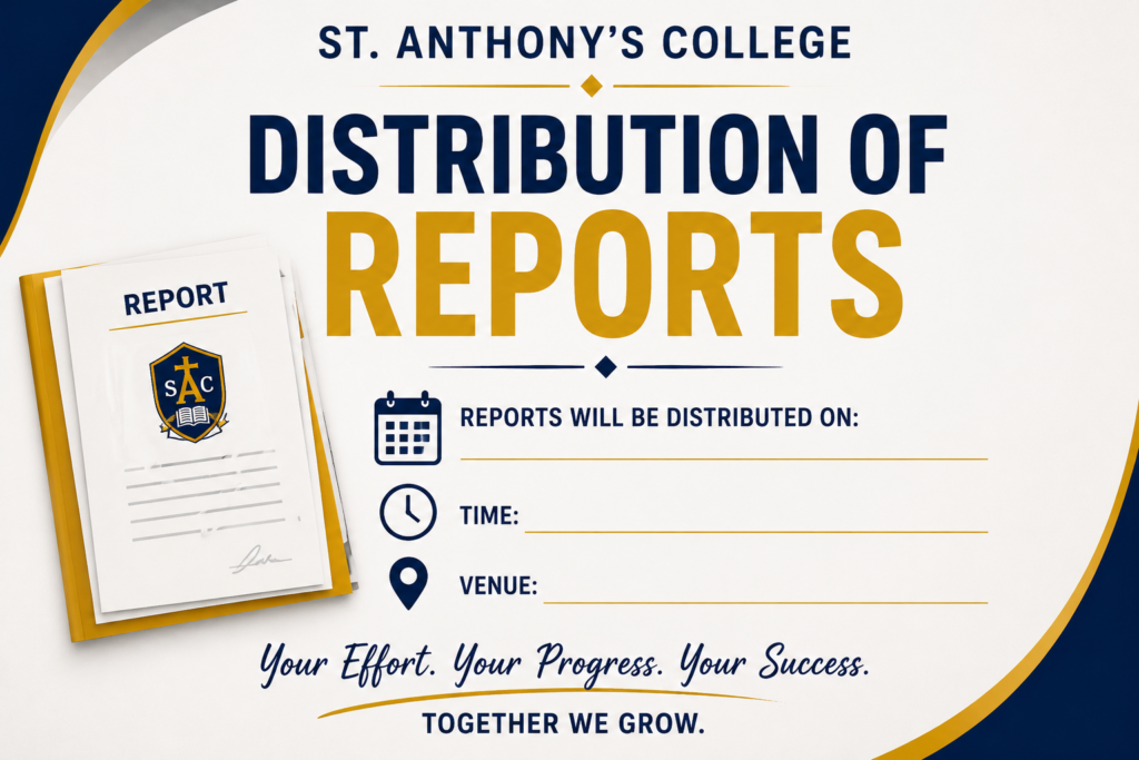 Distribution of reports